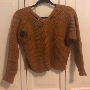 Sweater crop top